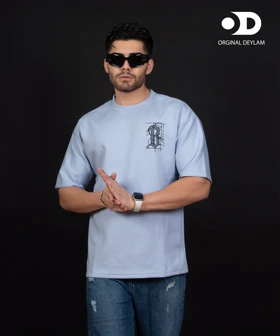 تیشرت آبی مازراتی باکسی لش مستر کوالیتی کیفیت فوق استثنایی اورجینال دیلم کد2