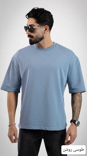 تیشرت مردانه بیسیک رامون_کد4629