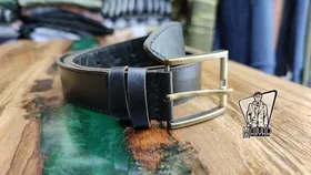 کمربند چرم مشکی