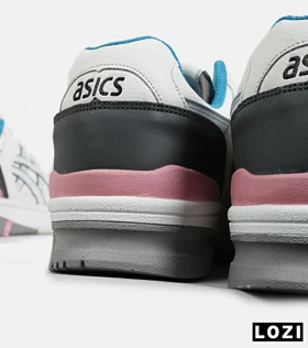 کفش کتانی مردانه سفید آبی ASICS TIGER RUNNER II