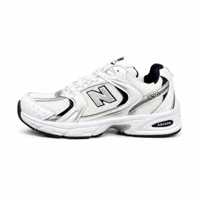 کتانی ست زنانه و مردانه مدل نیوبالانس 530 سفید مشکی (کیفیت درحد مستر) New Balance