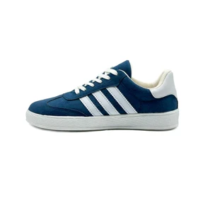 کفش و کتانی زنانه و دخترانه مدل آدیداس سامبا ADIDAS_SAMBA رنگ آبی