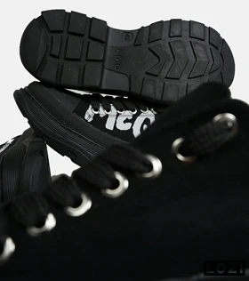 کفش کتانی نیم ساق مشکی Alexander McQueen
