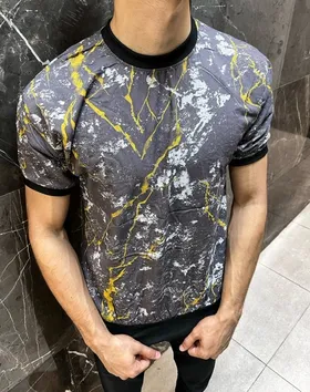 تیشرت خفن یقه آستین کش بسیار زیبا و خفن