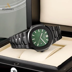 ساعت مردانه پتک فیلیپ Patek Philippe Nautilus Black-KGr1