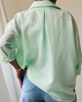 شومیز تک جیب شانتون کد 500427