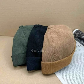 کلاه لئونی مخمل کبریتی