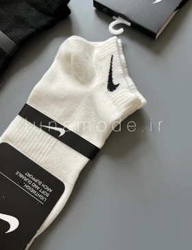 جوراب مچی نایکی سفید - مشکی