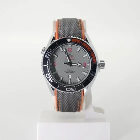 ساعت مچی مردانه امگا Omega تاریخ دار با قفل پروانه ای (طوسی)