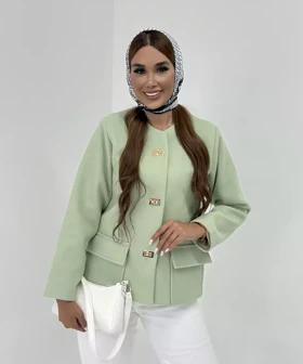 پالتو کتی طرح پاپیون کد ps001z برند ردا