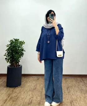 تونیک مانتویی لینن میترا