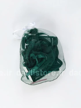 ست شورت و سوتین پایه بلند تور و دانتل سبز