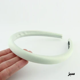 تل دخترانه ساده شاین دار 1.5 سانت (سبز)