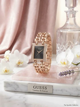 ساعت مروارید کد gh288 رز گلد