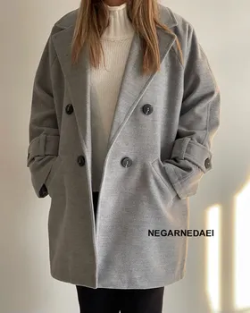 پالتو NICO طوسی (قدکوتاه)