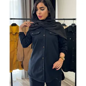 مانتو لی بغل زیپ‌دار