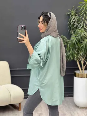 مانتو جلو پیله آستین گت