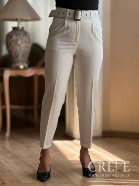 شلوار پاکتی کرپ باربی قد 92