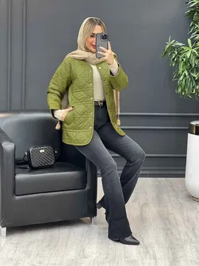 کاپشن دوخت دار دو جیب