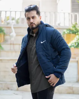کاپشن مردانه Nike مدل Sarzi (سورمه ای)