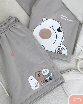 ست تیشرت و شورتک پاندا 5437