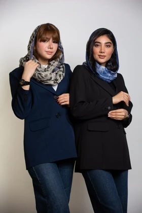 کت زنانه بزایاق دو دکمه