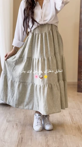 پیراهن لینن نیاک