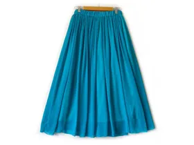 دامن حریر ابی فریروزه ای قد 80 کد (15)