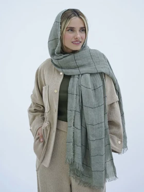 شال کنفی خطی