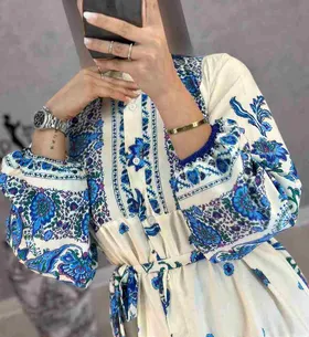پیراهن کمربند دار : 8953