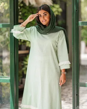 پیراهن بلند جلو بسته