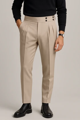 شلوار مام فیت کمر ایتالیایی پارچه کرپ ترک