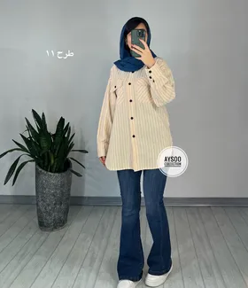 مانتو چهارخونه ترنج 1