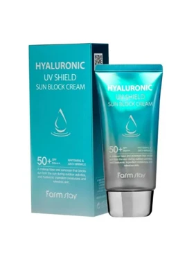 ضد آفتاب آبرسان فارم‌استی, Farm Stay مدل Hyaluronic Acid SPF حجم 50 میلی‌لیتر مناسب انواع پوست