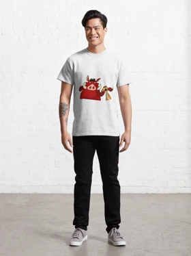 تیشرت lion king طرح timon and pumba