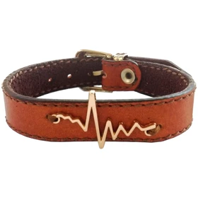 دستبند زنانه چرم وارک مدل پرهام کد rb59