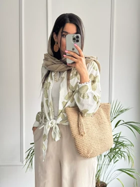 شومیز گره‌ای کاتلین 🌸
