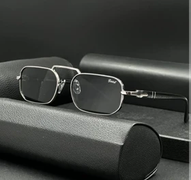 عینک اشرف تک پرسول کد 7792 Persol (مشکی نقره ای)