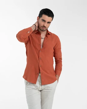 پیراهن مردانه لینن کد 1904