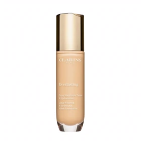 کرم پودر صورت کلارنس مدل Everlasting شماره 114N مناسب انواع پوست حجم 30 میلی‌لیتر