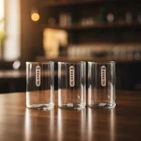 لیوان پیرکس استوانه ای 320 میل / DELI