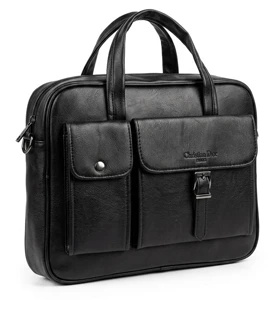 کیف اداری چرم مصنوعی دوجیب جا موبایلی Christian Dior