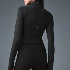 سویشرت الویوگا Aloyoga مدل Airbrush Corset Full Zip