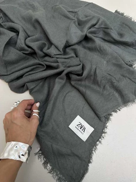 شال کنفی ساده ZARA