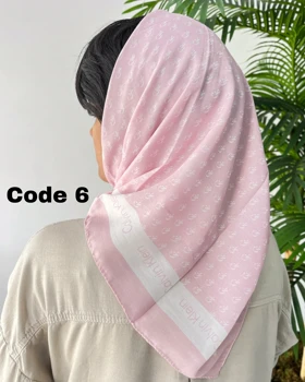 مینی اسکارف صورتی تابستانه 4475