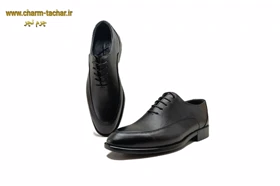 کفش مردانه رسمی مجلسی اداری چرم طبیعی si177