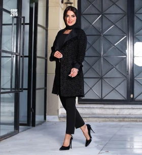 مانتو کتی مجلسی ترکیبی سنگ کاری