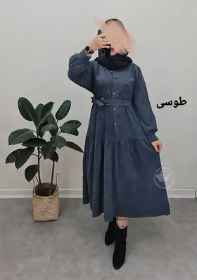 پیراهن مانتویی ساتیا