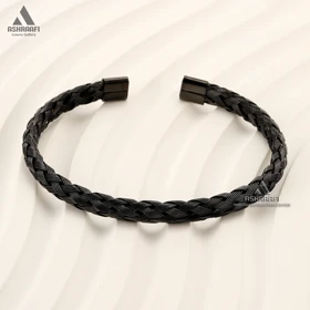 دستبند مشکی کارتیه Cartier Bracelet KM02