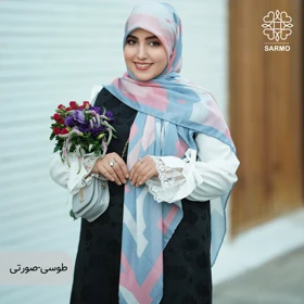 روسری نخ پنبه کوچه نگار